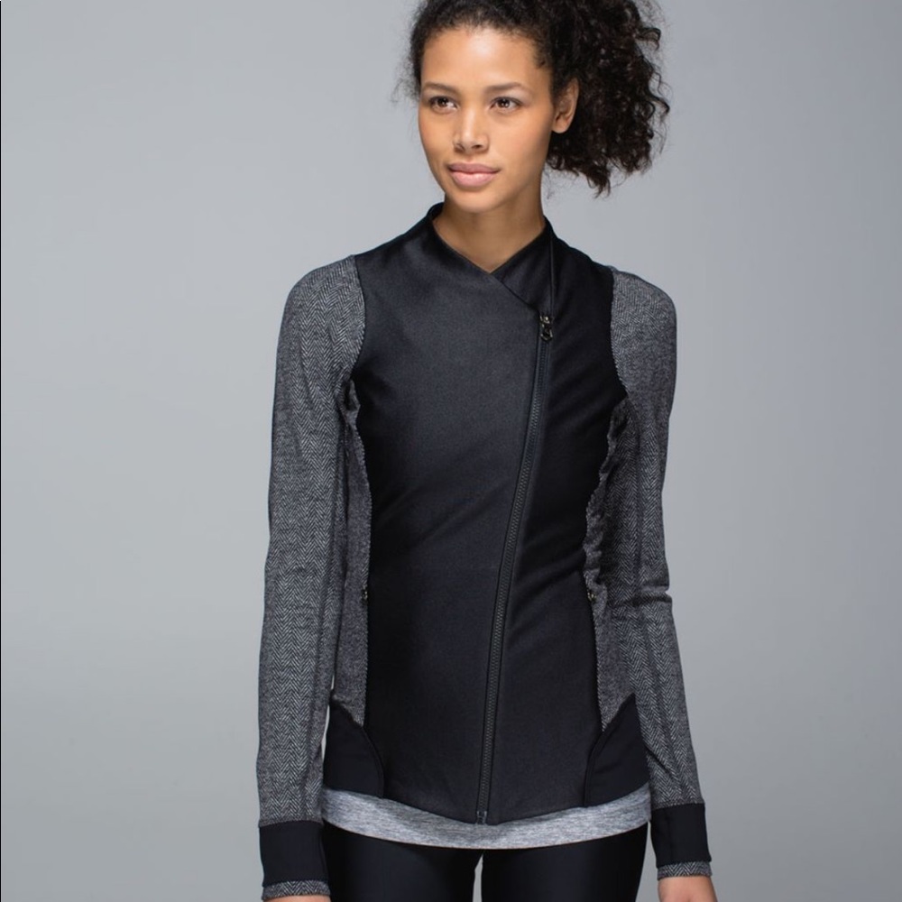 Lululemon Black Herringbone Jacket